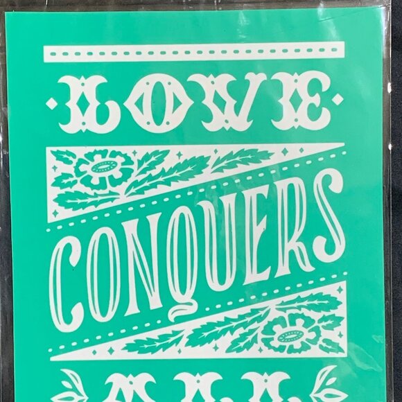 NIP Chalk Couture 'Love Conquers All' Transfer - Picture 1 of 2
